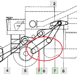 ESQUEMA CORREA MOTRIZ DENTADA SECUNDARIO