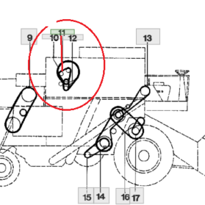 ESQUEMA CORREA VENTAVIOLA MOTOR SECUNDARIO