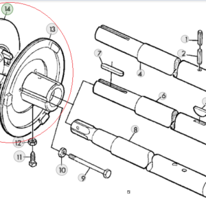 esquema polea revol picorril