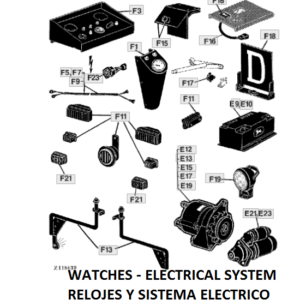 LIGHTS-WATCHES - ELECTRICAL SYSTEM 955/960/1157